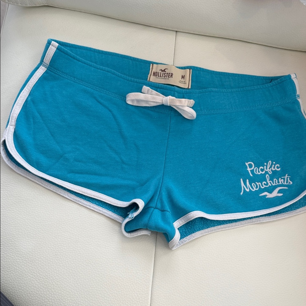 Hollister Women's Teal Athletic Shorts